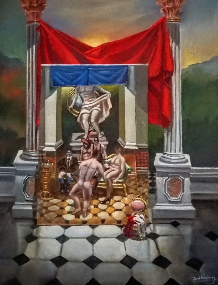 Escena dionisíaca - a Paintings by Fabián Sabbadin