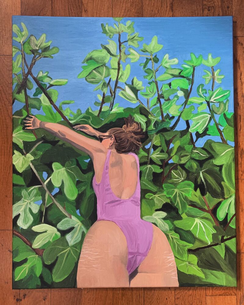 Elisa & the fig tree  - a Paint by C2