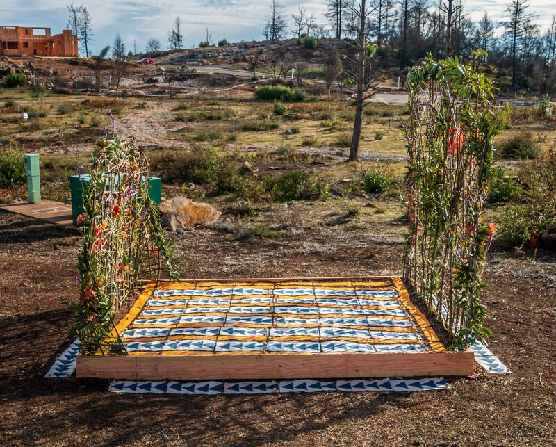 Living Quilt for Santa Rosa - a Sculpture & Installation by Jane Ingram Allen