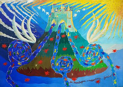 La montagna incantata - A Paint Artwork by gmc