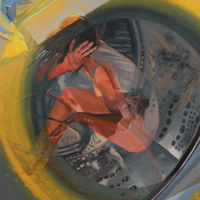 The Washing Machine 3 - a Paint Artowrk by Labijak Rafał