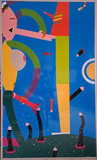 SATISFY THE DESIRE TO PLEASE  - a Paintings Artwork by Emilio  Valeri 