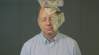 Throwing Money At The Problem - a Video Art Artowrk by Kevin Frech