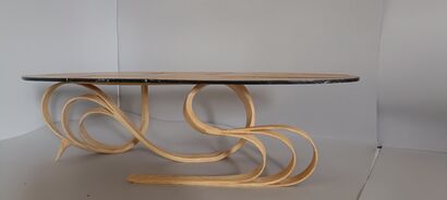 Table (in form of a design model)  in the ratio 1:3 - A Art Design Artwork by Nenad  Sandomenigo 