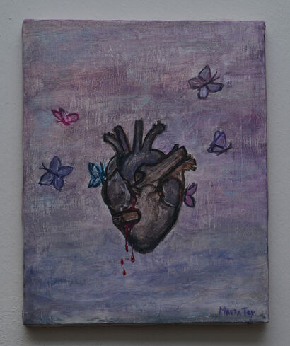 Healing - A Paint Artwork by Maria Tey