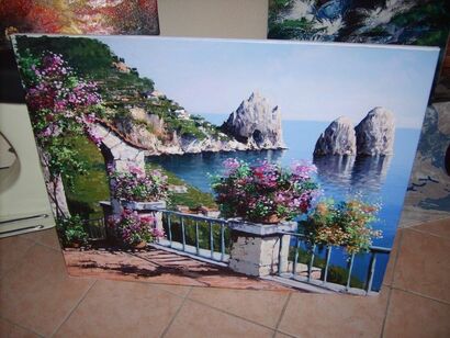 Capri  - A Paint Artwork by Ugo gizza 