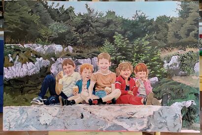 Bambini - a Paint Artwork by L A P