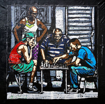 GAME MASTER 1 - a Paint Artowrk by Marcelin YAO