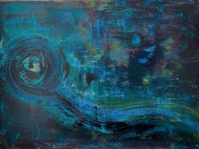 flow - a Paint Artowrk by Angelika Lukesch