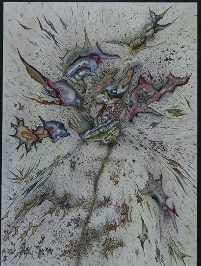 Frammentazione - a Paint Artowrk by Gianfranco Scassi