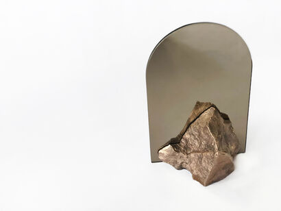 Stone mirror in bronze - A Art Design Artwork by Dessislava Madanska
