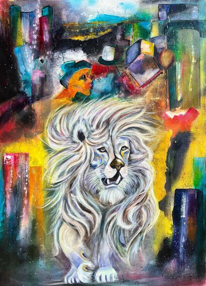 Serendipity (Voyage to the End of Future) - a Paint Artowrk by Cristina Calinoiu