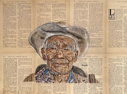 Andrés Nicolás “A life in a gaze” - a Paint Artowrk by Sole