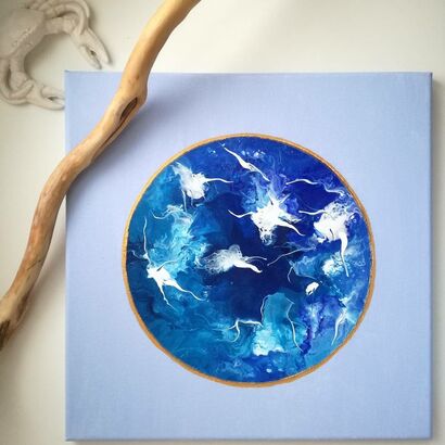 Blue World III - a Paint Artowrk by mrsfalckon