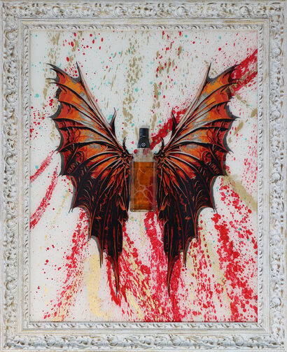 Cracks in the Foundation - a Paint Artowrk by Christian Burnham