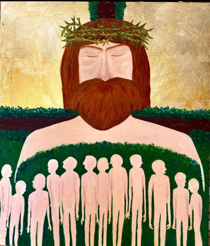 Holy - a Paint Artowrk by Baharak Nosrati