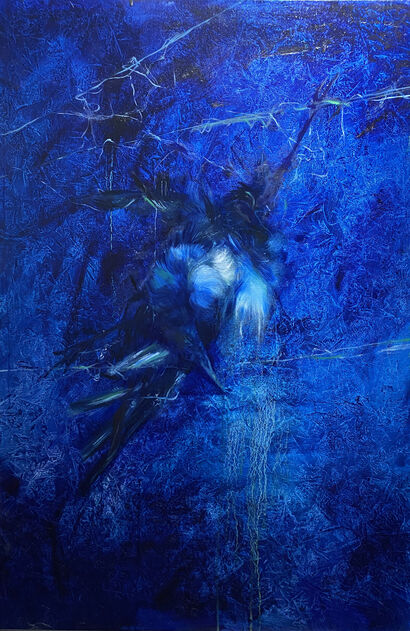 Crows - A Paint Artwork by Jiaqiu Liu
