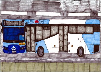 超級電動公車_Super Electric Bus - a Paint Artowrk by Alextrainman
