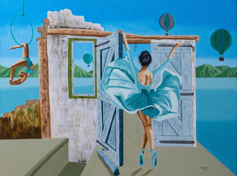 Good Heaven, where is Saint Peter - a Paintings by Keesart