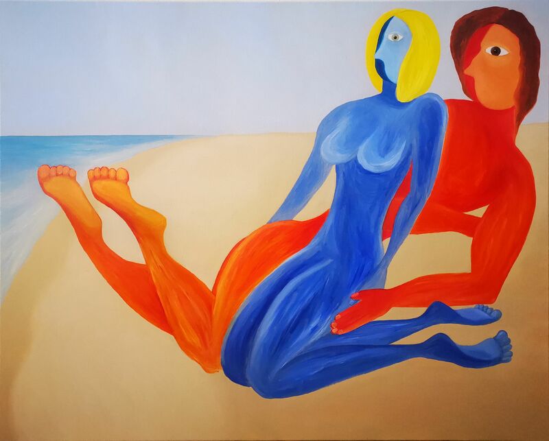 L'estate (sole e mare) - a Paint by Giovanni Brazzi