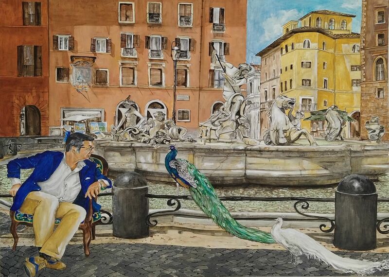 Piazza Navona - a Paint by Paliano