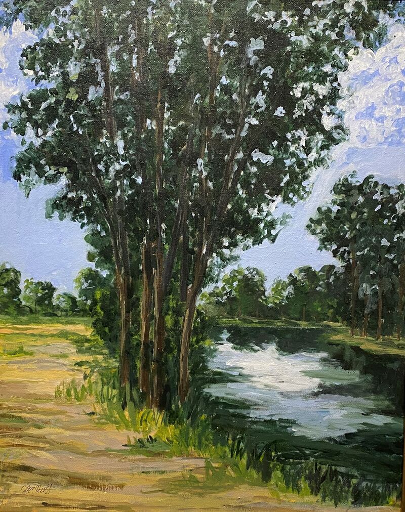 Where the River Goes - a Paint by Alexander Mills