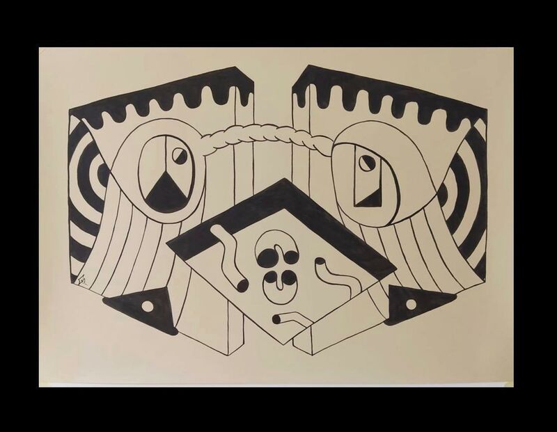 Synapsy#1 - a Paint by dmt.unconscious.visions.art