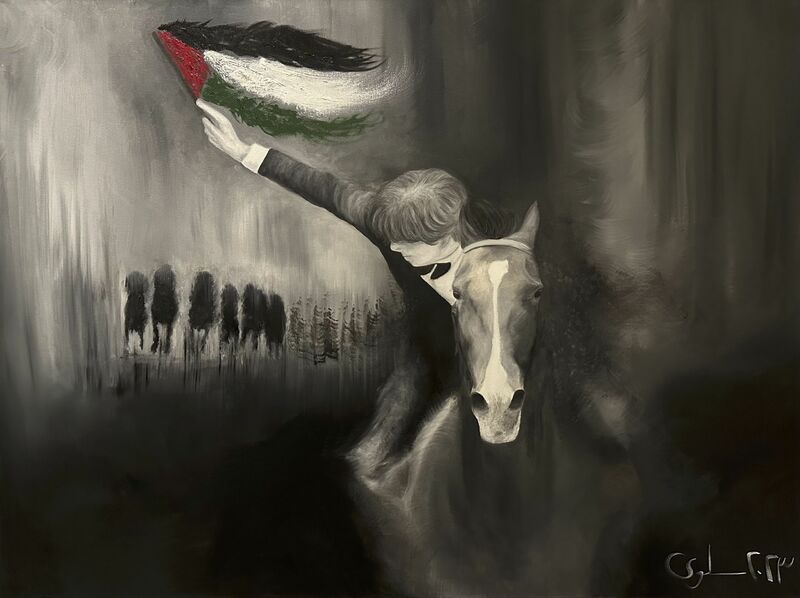 Bone of Contention - a Paint by Salwa Abuljadayel