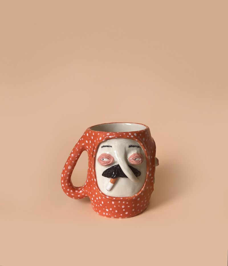 Mug with thousand faces - a Sculpture & Installation by Bock.ceramics