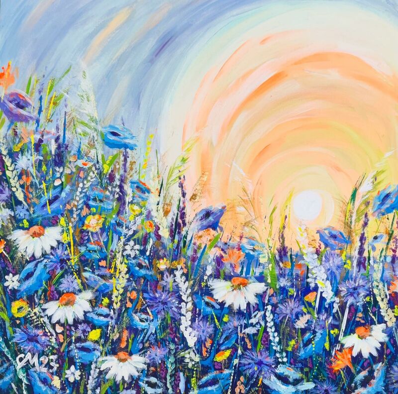 Wild flowers  - a Paintings by Cristina Marin