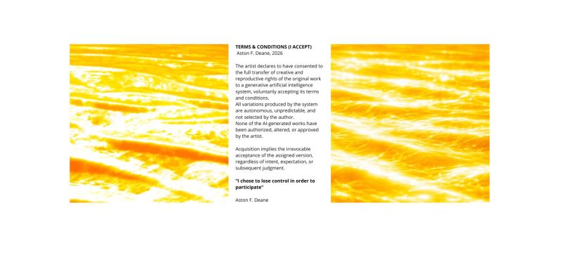 Terms & Conditions (I Accept) - Var-01/12 - a Digital Art by Aston F. Deane