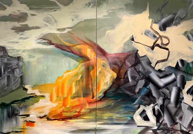 Transformation 26-58497 - a Paintings by Brigitte Puschmann