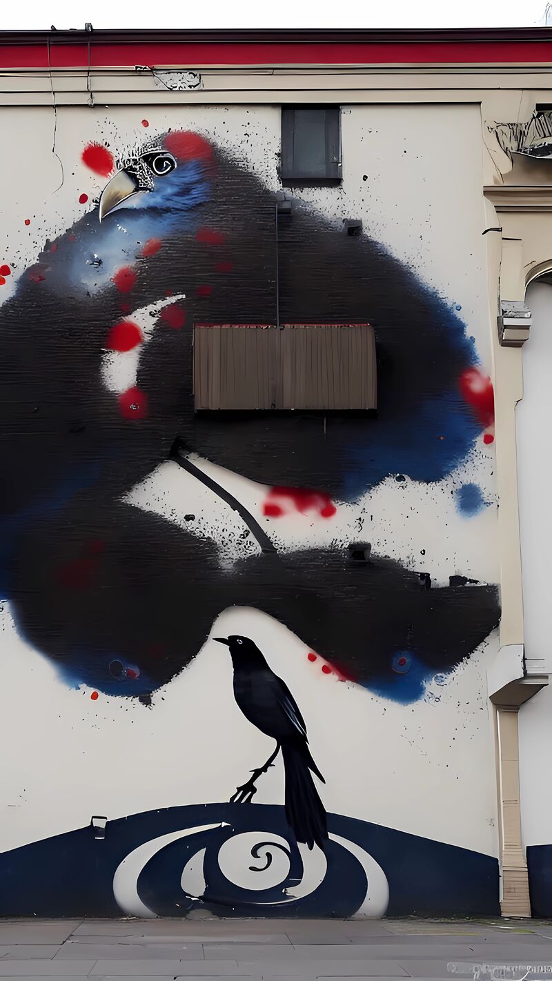 Bluebird-Street 31 - a Digital Art by Nema Seidel