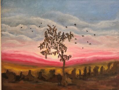 Mi soledad entretenida - a Paint Artowrk by Yoyita