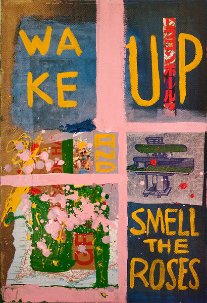 Wake up and smell the roses - A Paint Artwork by FAKE ART