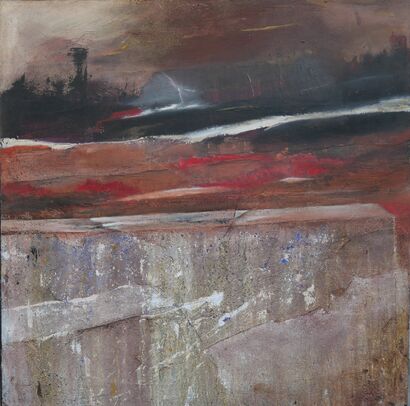 La tempestad  - a Paint Artowrk by Miguel  Baena