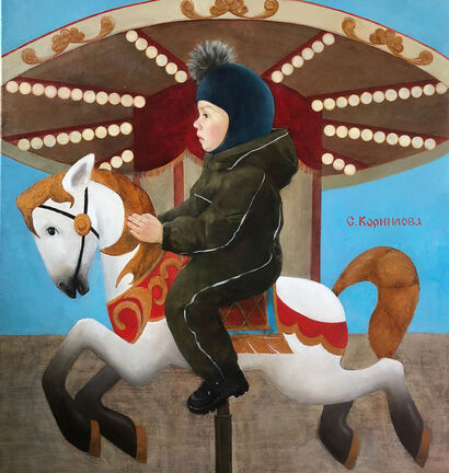 The Knight - A Paint Artwork by Svetlana Kornilova