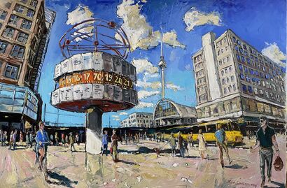 Berlin-Alexanderplatz - a Paint Artowrk by Kim Weitzendorf