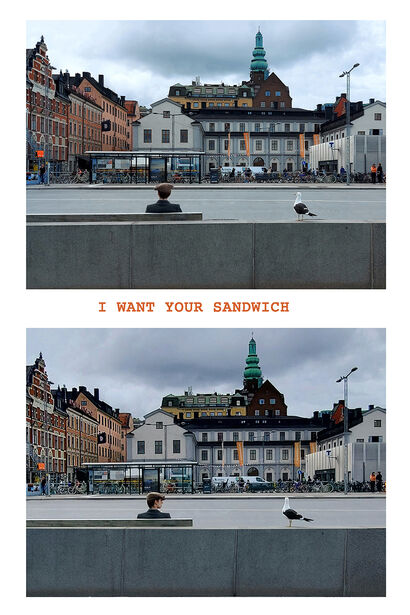 I want your sandwich  - a Photographic Art Artowrk by Miriam Nicastro
