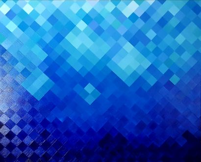 Blu Andante - a Paintings Artwork by Gretel