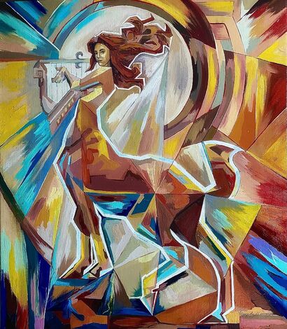 “Strength, wisdom, will and passion”  - a Paint Artowrk by Sholohova
