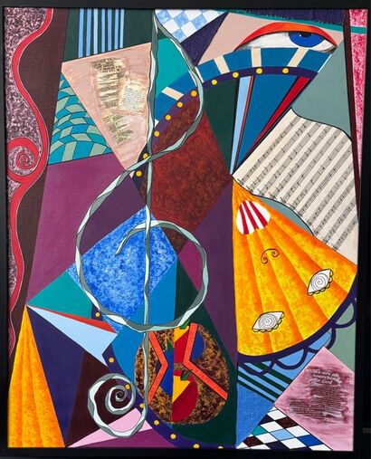 Thoughts - a Paint Artowrk by Farzaneh Manzory Nian