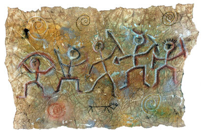 Danza sciamanica - a Paint Artowrk by Andrea Benetti