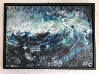 Hurricane - A Paint Artwork by Bikone