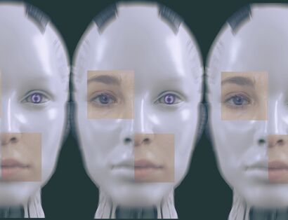 “Echo Triptych” - a Digital Graphics and Cartoon Artowrk by Kubra Ates sari
