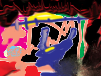 Devil - a Digital Graphics and Cartoon Artowrk by Valter Nebuloni