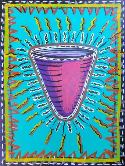 Cone III - a Paint Artowrk by Billy Kasberg
