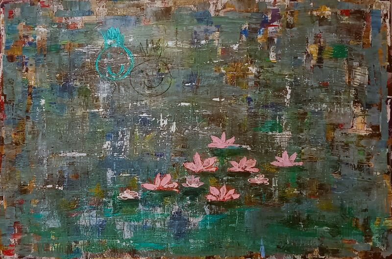 Waterlilies Ballet - a Paint by Christine Rechnitzer