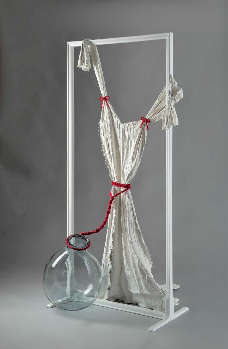 Damigiana Piangente - a Sculpture & Installation by Patricia Glauser