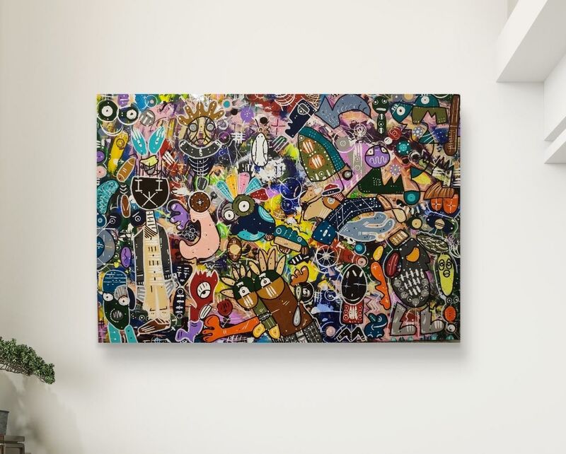 Colorful World  - a Paintings by Soufiane  Chaouaou 